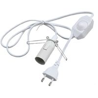 Himalayan Crystal Salt Lamp Electrical Lead - White